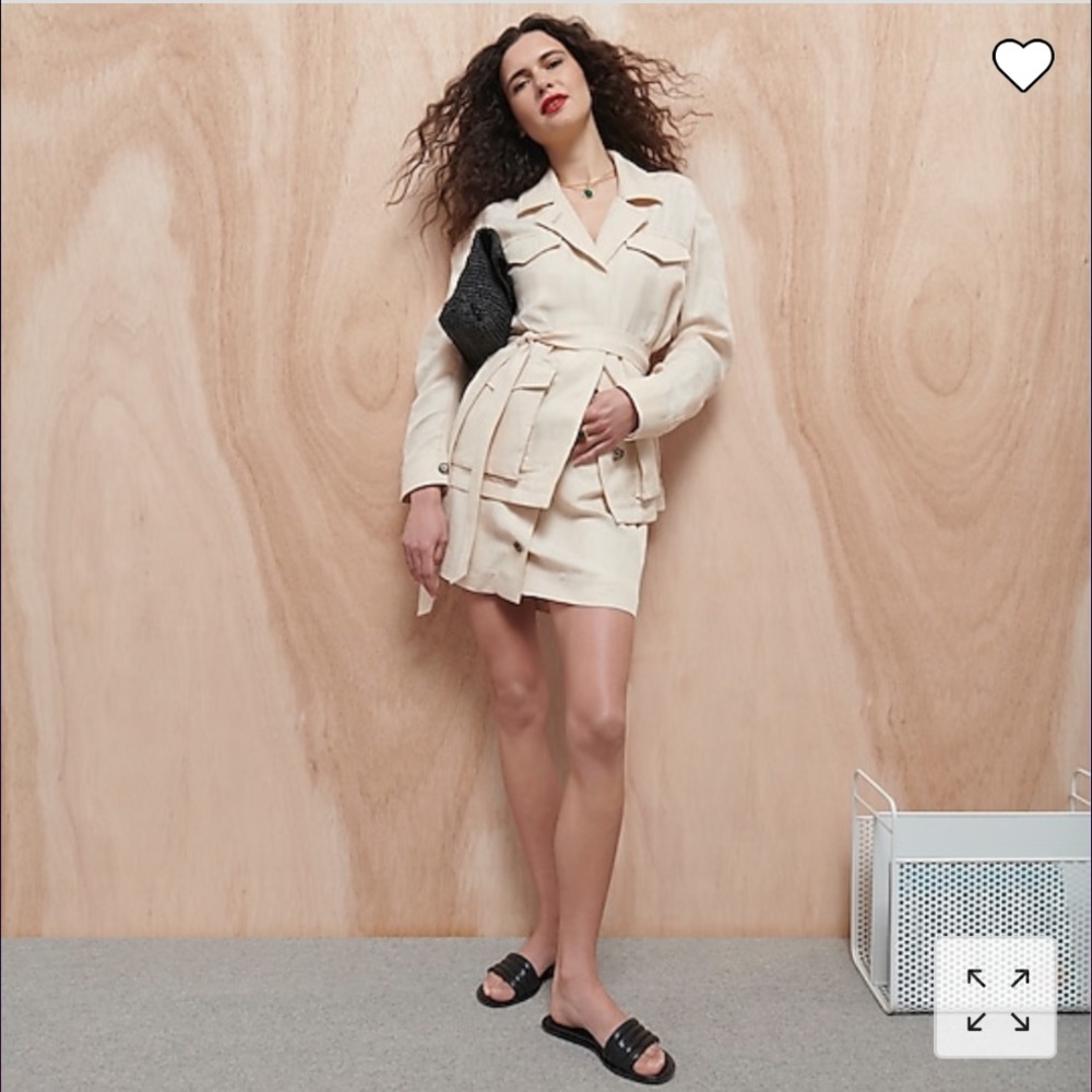 NWT Linen Cupro Jacket - Picture 12 of 12